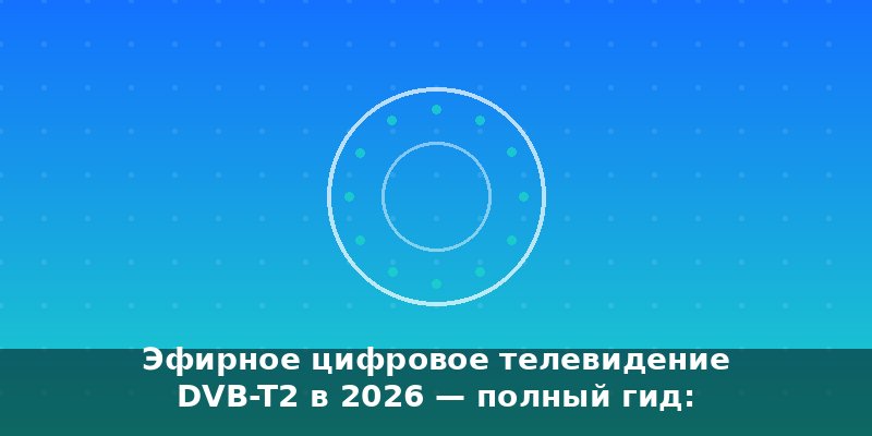 Эфирное цифровое телевидение DVB-T2 в 2026 — полный гид: нас…