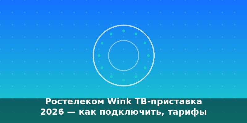 Ростелеком Wink ТВ-приставка 2026 — как подключить, тарифы и…