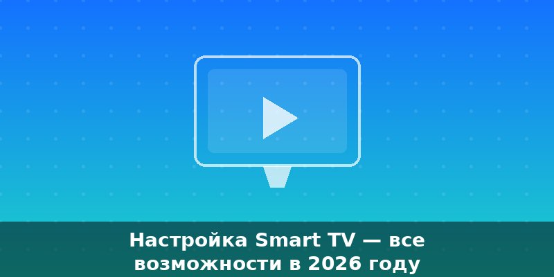 Настройка Smart TV — все возможности в 2026 году