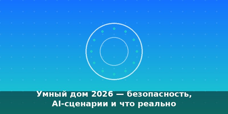 Умный дом 2026 — безопасность, AI-сценарии и что реально раб…