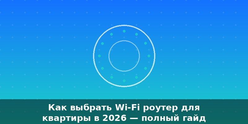 Как выбрать Wi-Fi роутер для квартиры в 2026 — полный гайд